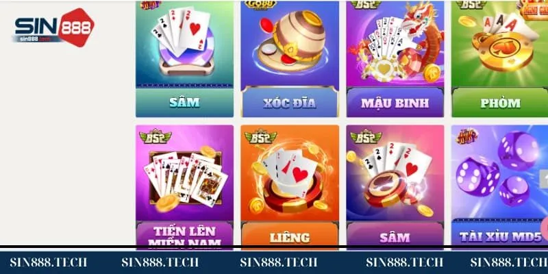 Những ưu điểm của sảnh cờ bạc Sin88